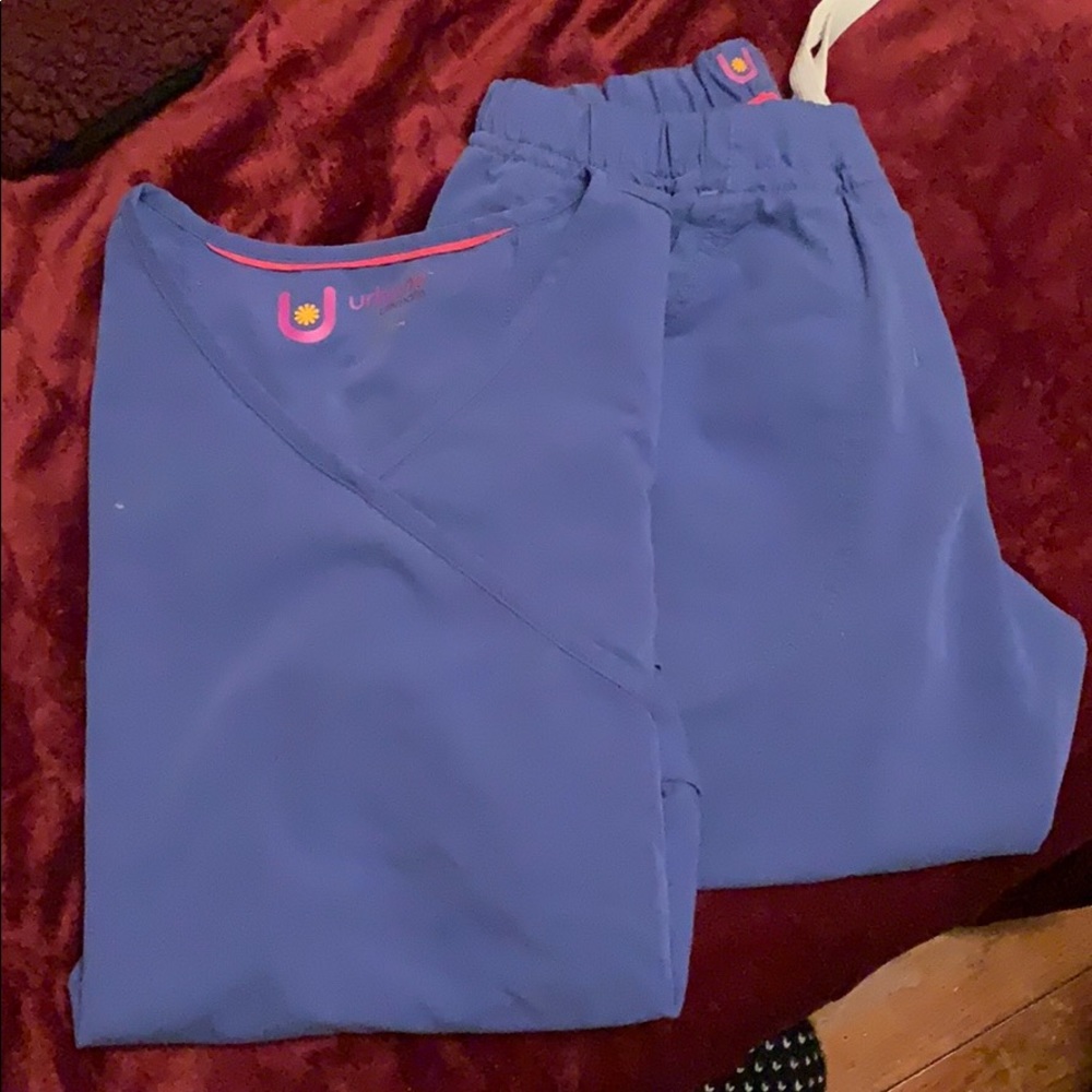 Light blue scrubs